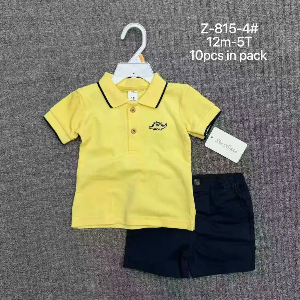 Toddler Boy 2-Piece Polo and Shorts Set