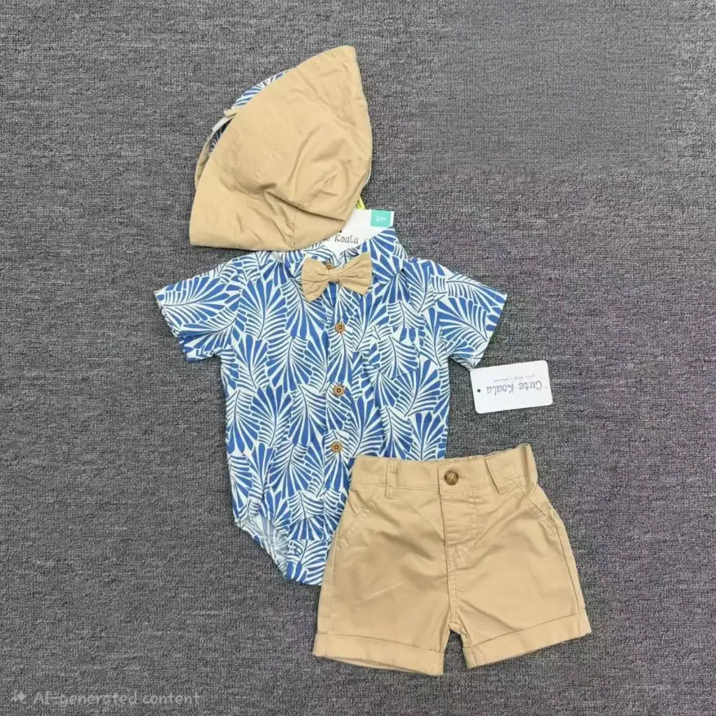 Infant Boys' 3-Piece Summer Outfit Set