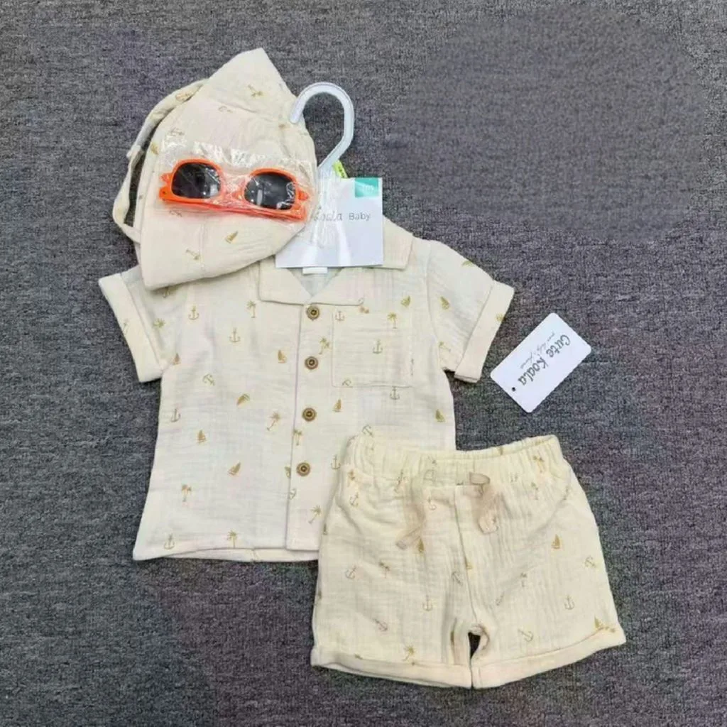 4-Piece Baby Boy Summer Outfit Set
