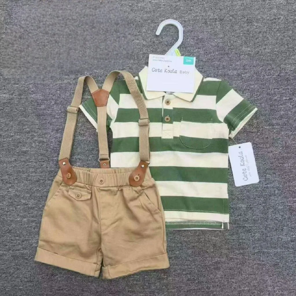 Baby Boy 3-Piece Gentleman Suspenders Set