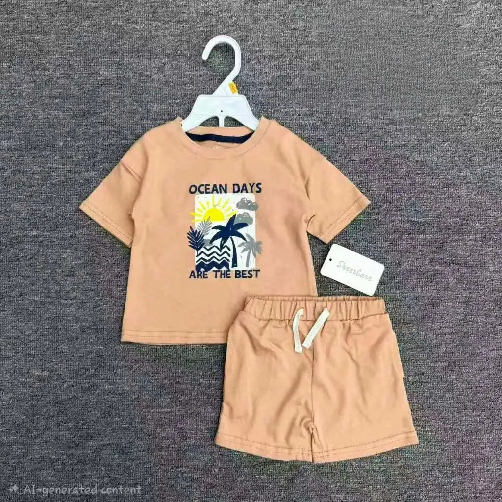 2-Piece Graphic T-Shirt and Shorts Set