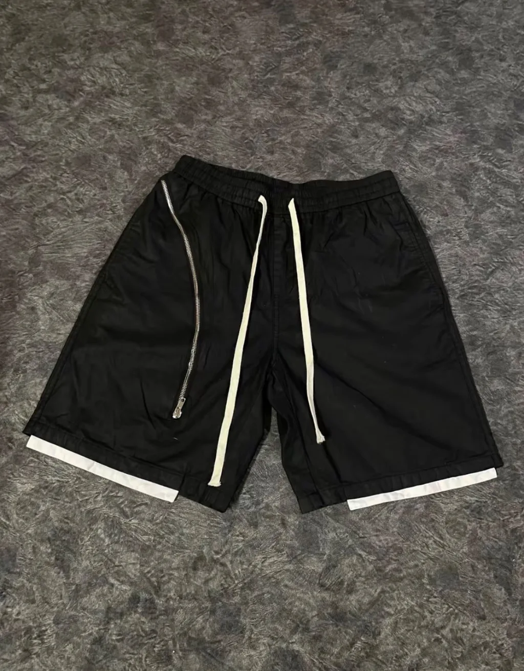 Rick Owens Waxed Shorts