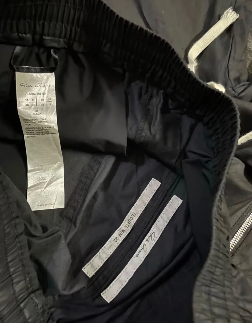 Rick Owens Waxed Shorts