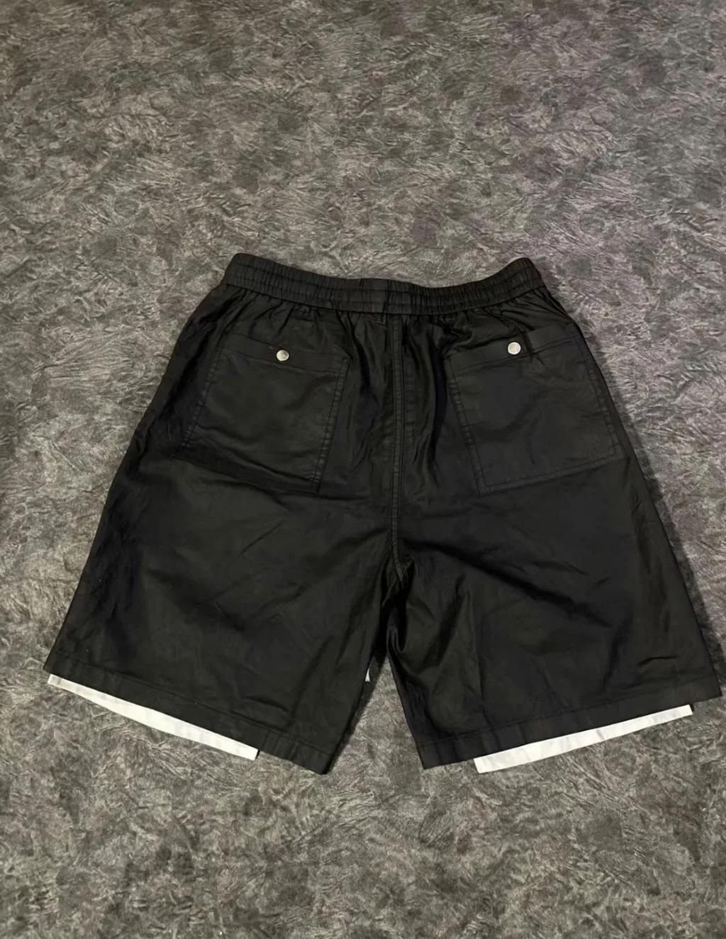 Rick Owens Waxed Shorts