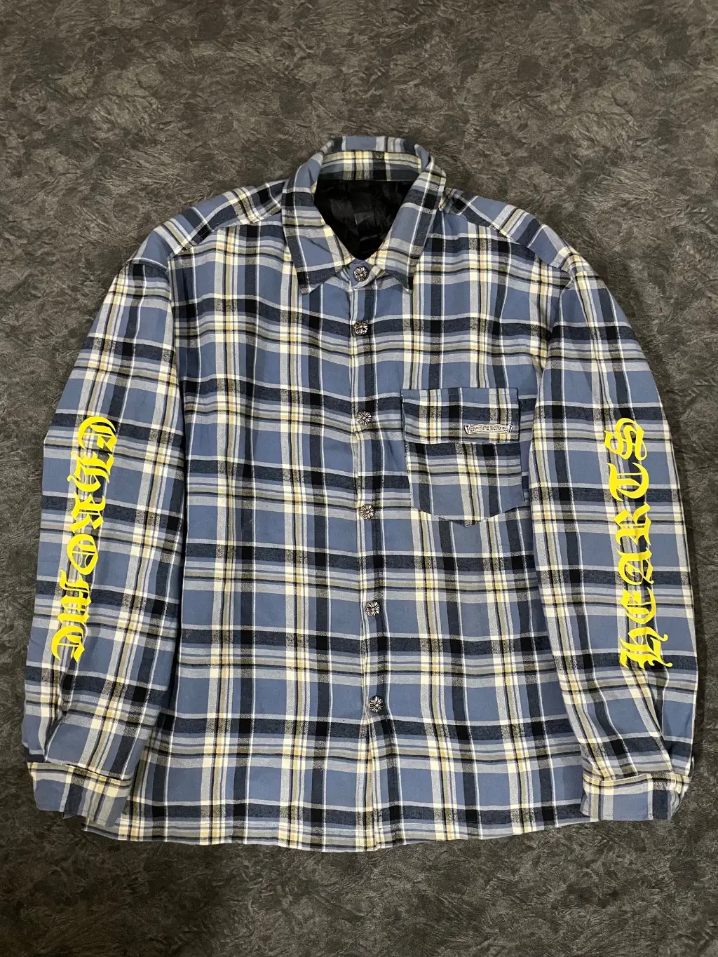 Chrome hearts heavy flannel shirt