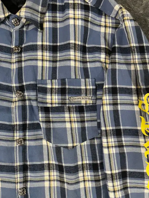 Chrome hearts heavy flannel shirt