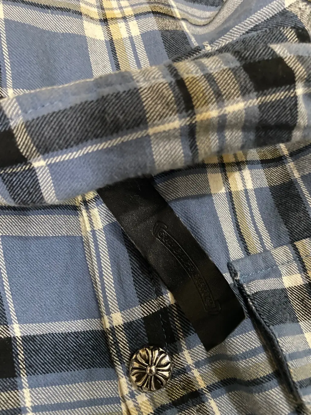 Chrome hearts heavy flannel shirt