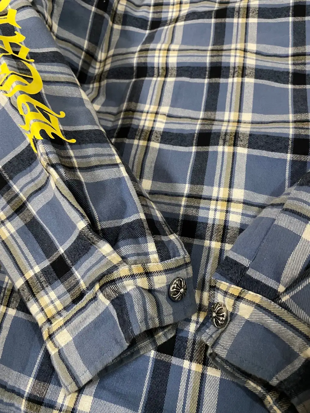 Chrome hearts heavy flannel shirt