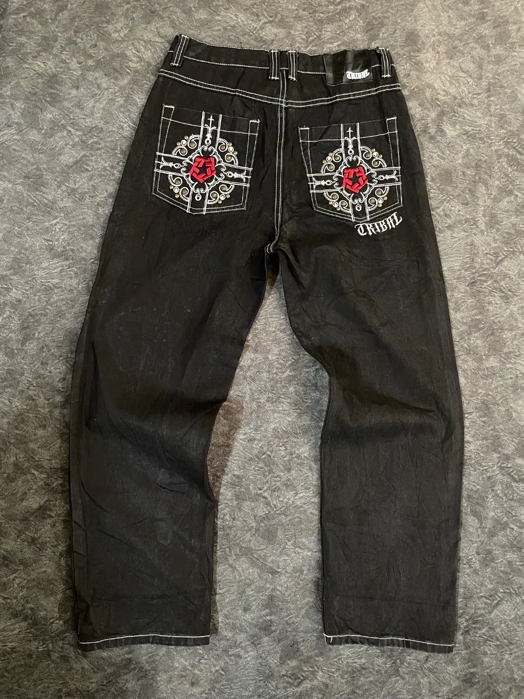 Tribal denim jeans