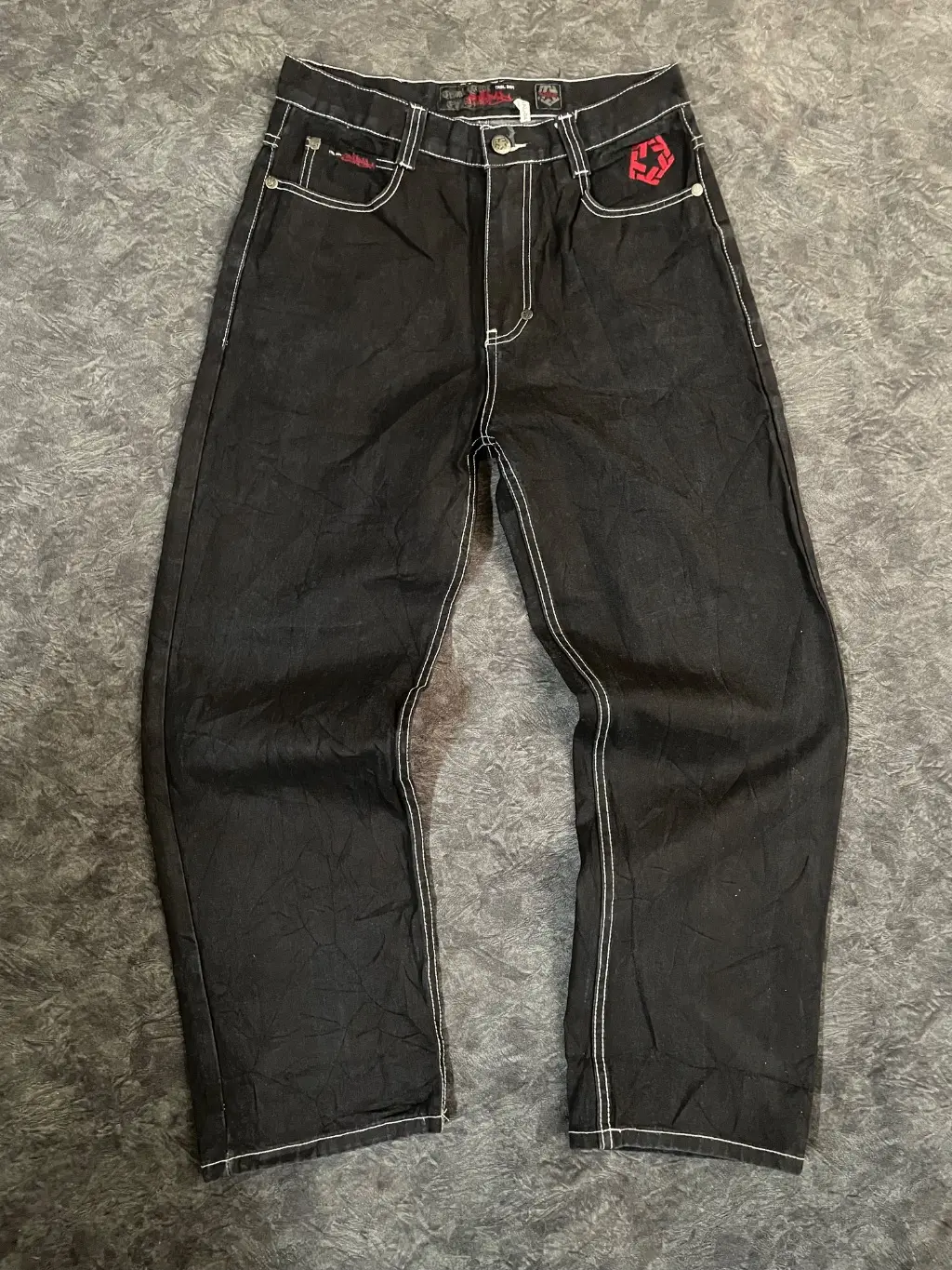 Tribal denim jeans