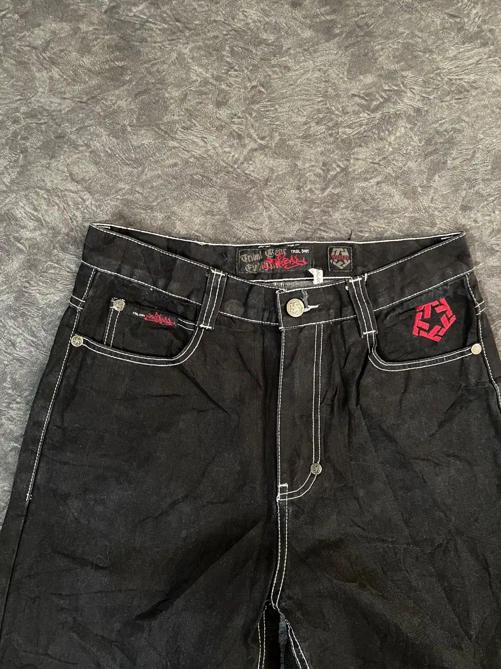 Tribal denim jeans