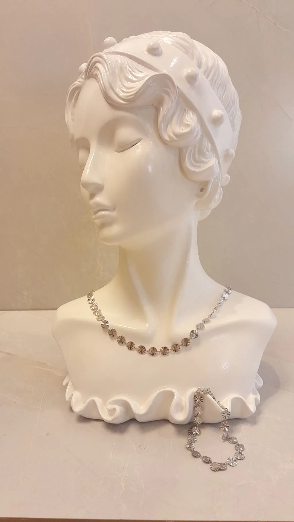 The Aster Set (starburst disc necklace + bracelet)