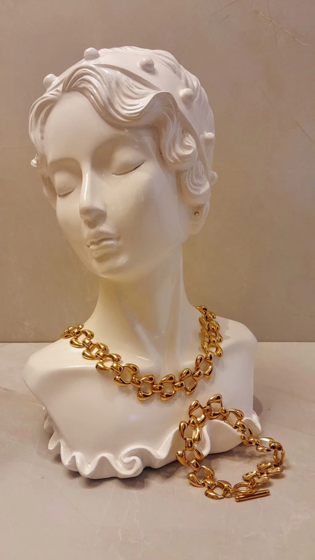 The Soleil Set (chunky link necklace + bracelet)