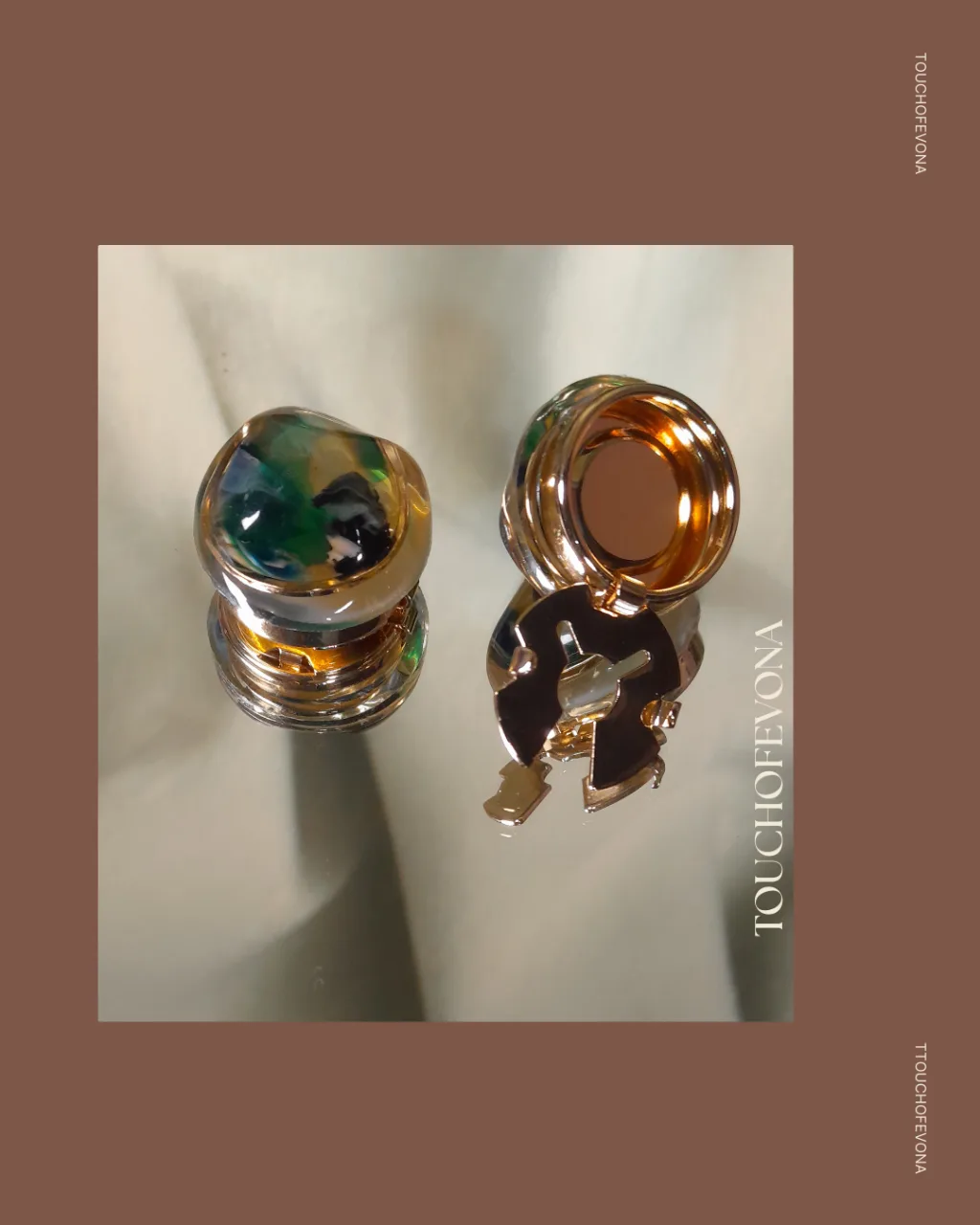 Cleo Button Covers (Pair)