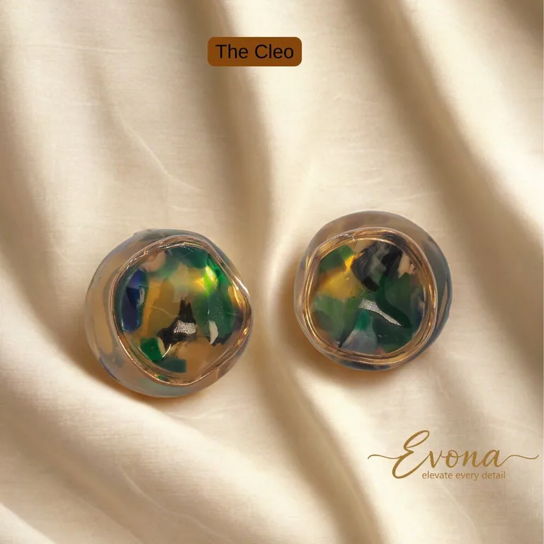 Cleo Button Covers (Pair)