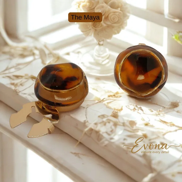 Maya Button Covers (Pair)