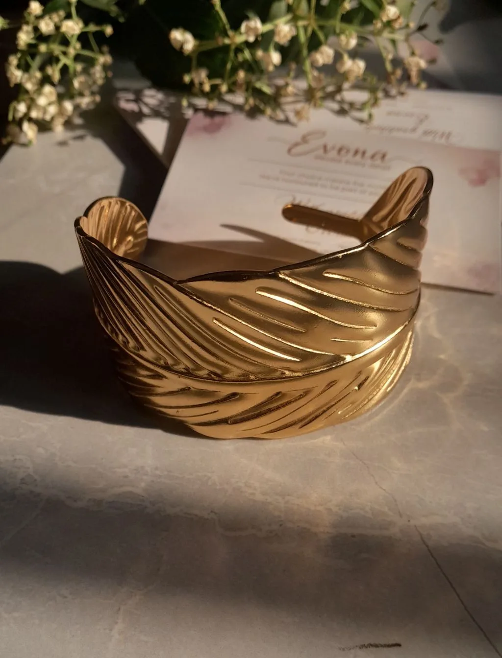 Palma Leaf Cuff