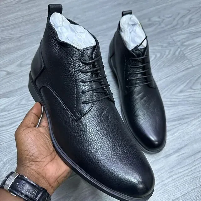 Teakwood Leathers Men Formal Derby Boots