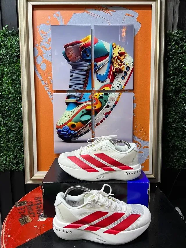 adidas Adizero Adios Pro 4 ( Red, White)