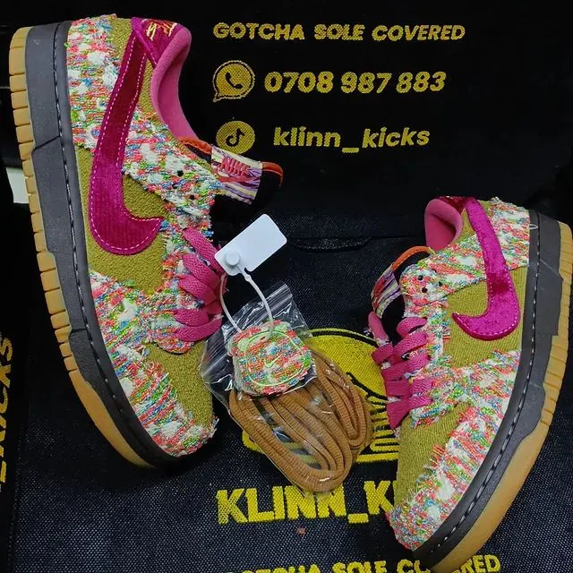 Nike Dunk Low "Panda-Monium" (Green Curry)