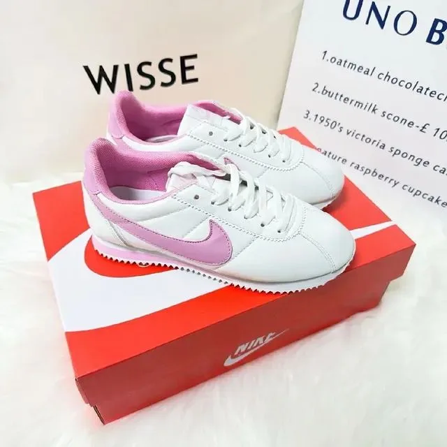 Nike Cortez Women's Shoes - White/Pink