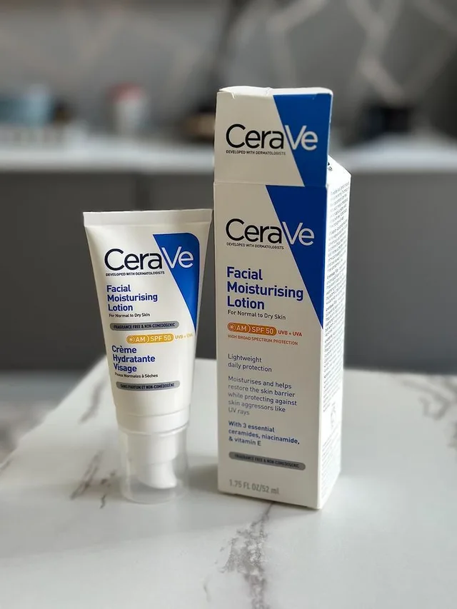 CeraVe AM Facial Moisturizing Lotion SPF 50