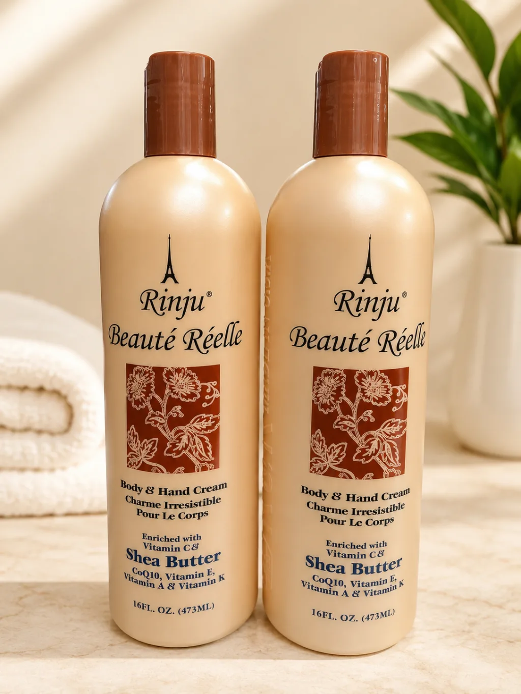 Rinju Beauté Réelle Body & Hand Cream with Shea Butter