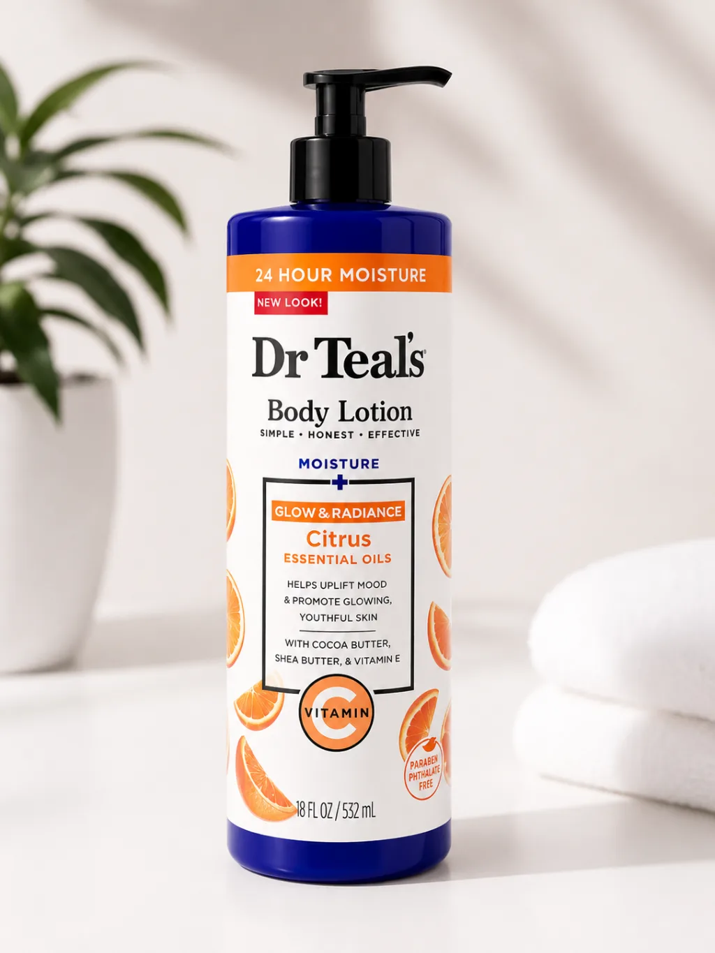 Dr Teal's Glow & Radiance Citrus Body Lotion