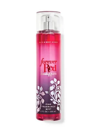 forever red vanilla rum bath and body works