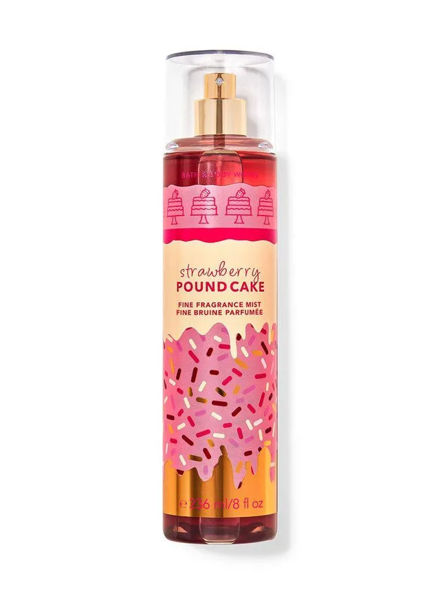 strawberry pound cake bath and body works
