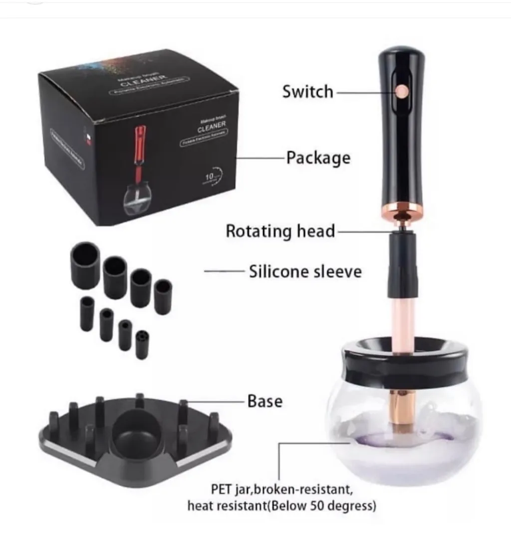 Electronic Makeup Brush Cleaner