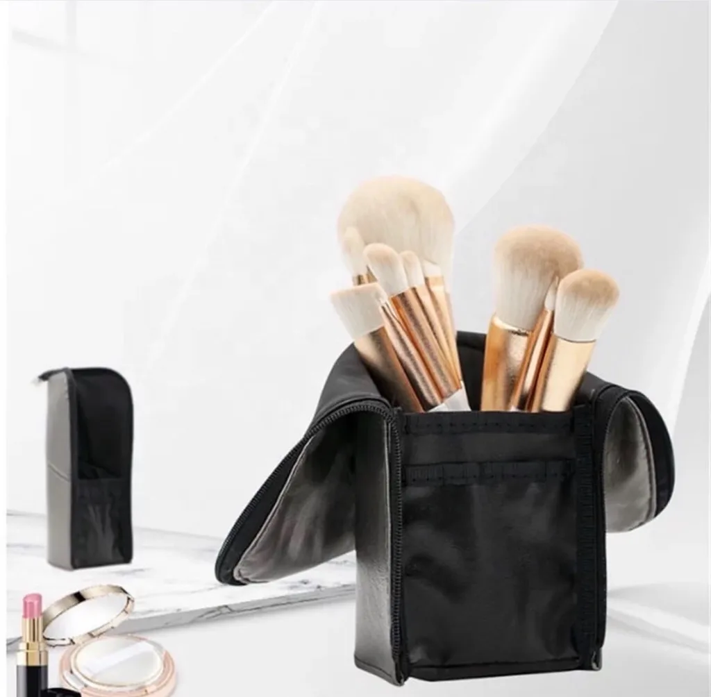 Portable Makeup Brush Holder & Travel Case