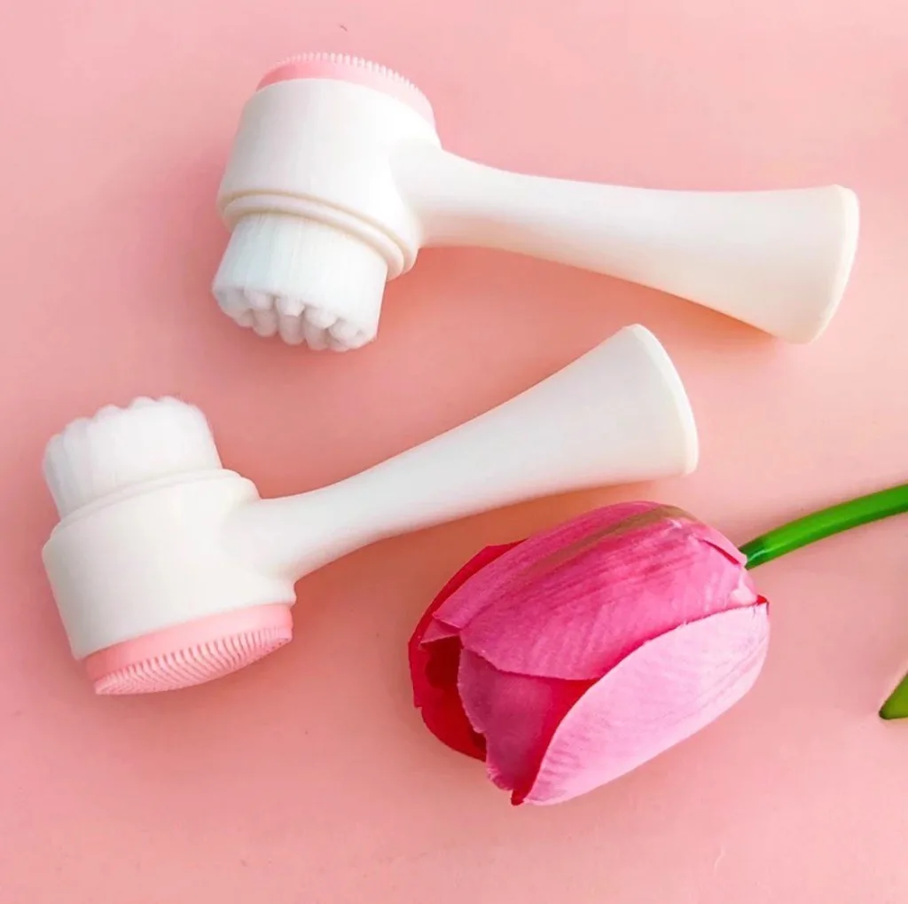 2-in-1 Silicone Facial Cleansing Brush