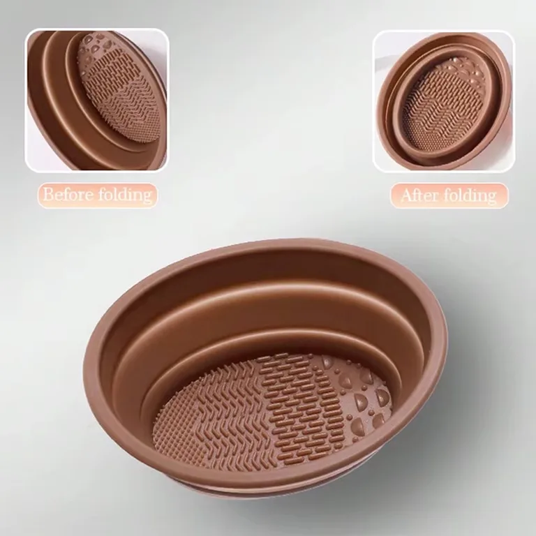 Silicone makeup brush cleaner