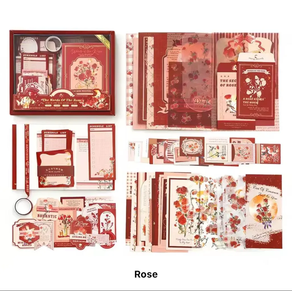 Rose Whisper Notebook Set