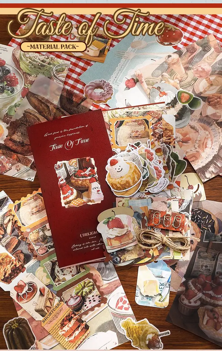 Time Silhouette Notebook + Paper Materials Pack - Taste of Time