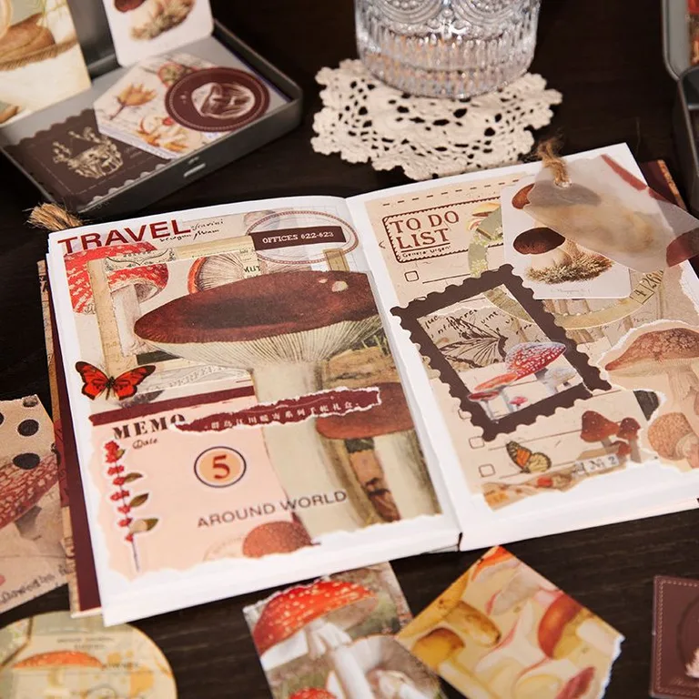 Mushroom in the Wind Notebook Set