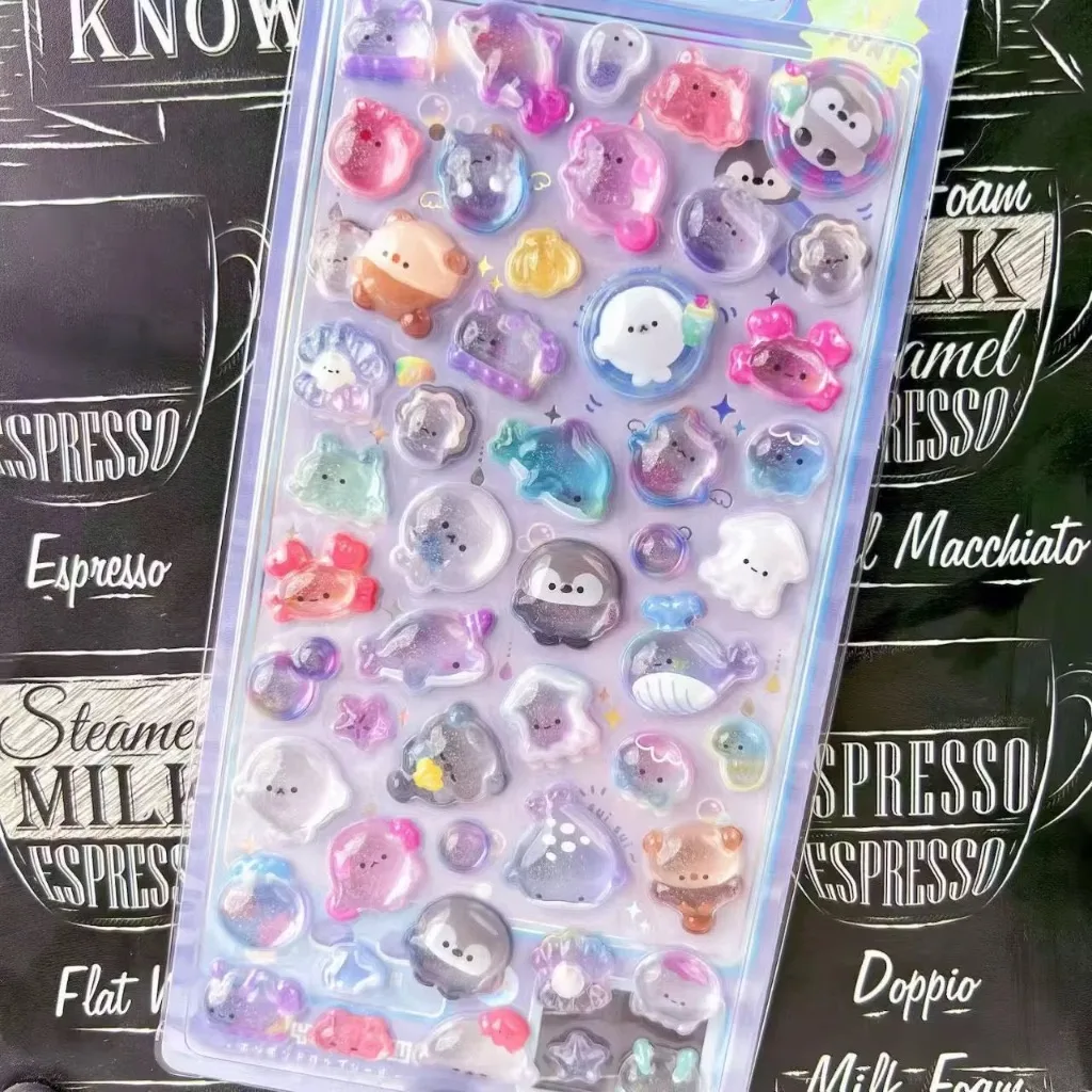 Cute 3D Stickers - Style 4