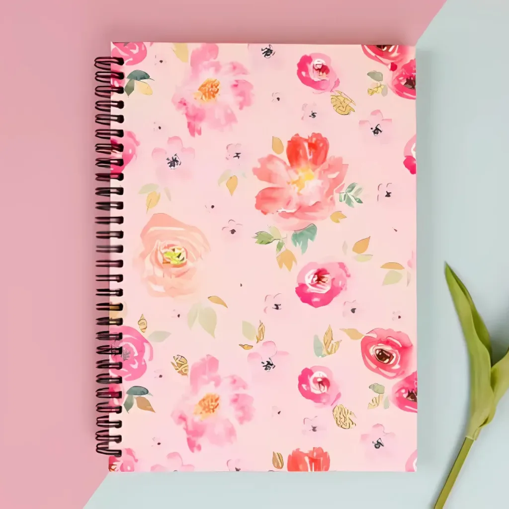 A5 Floral Candy Notebook - Style 2