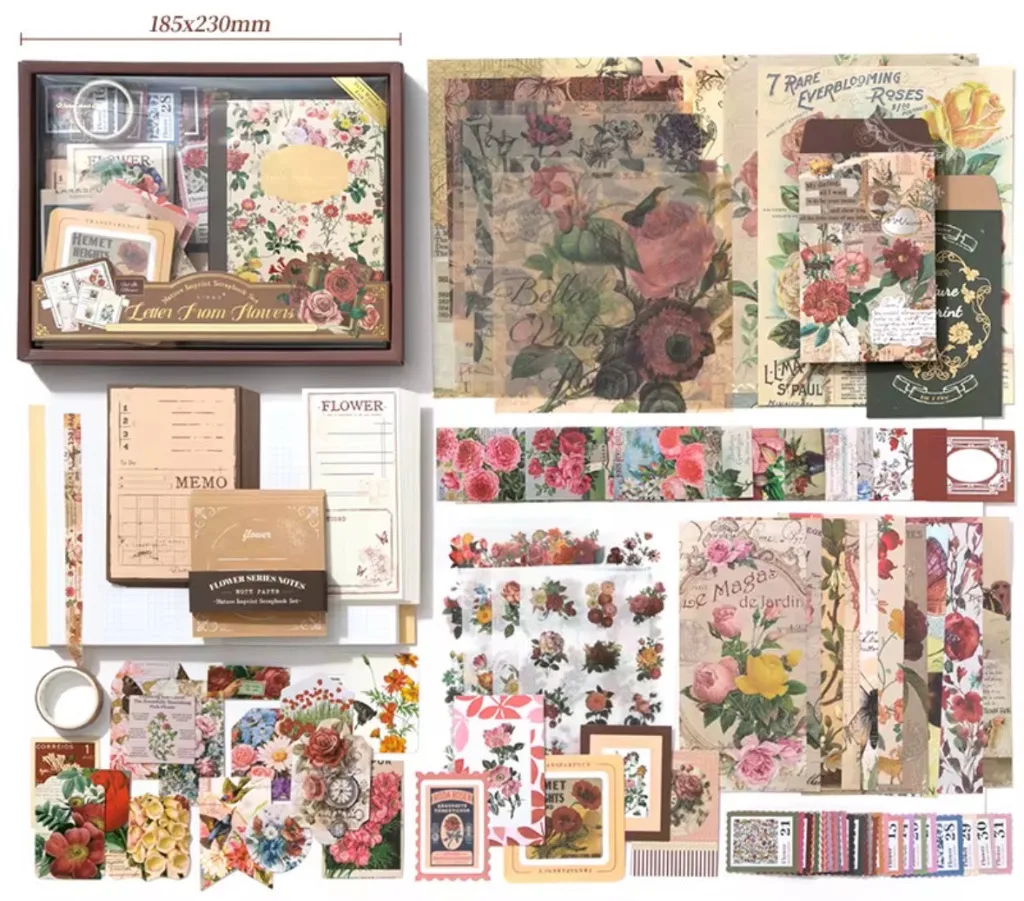 Letter from Flowers Notebook Set