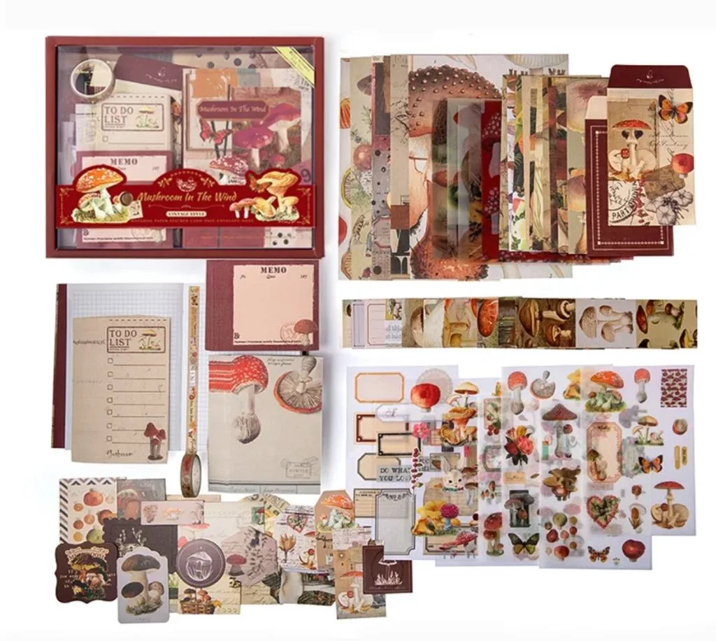 Mushroom in the Wind Notebook Set
